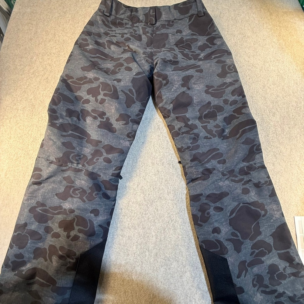 Pulse Mens‎ Camo Snow Pants Grey Black Camouflage Ski Snowboard Insulated Medium